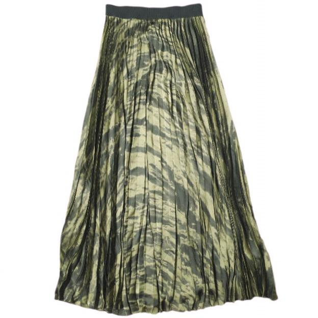 新品 Enza Costa エンザコスタ プリーツマキシスカート PTS2194 2 OLIVE 定価38,500円 イージー ロング ボトムス g12705 |  | 01