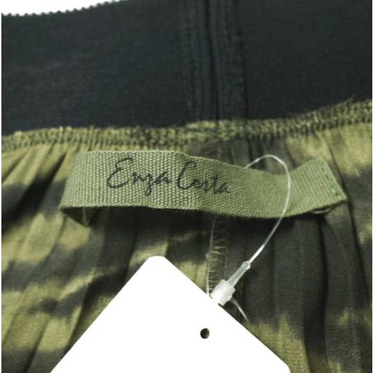 新品 Enza Costa エンザコスタ プリーツマキシスカート PTS2194 2 OLIVE 定価38,500円 イージー ロング ボトムス g12705 |  | 03