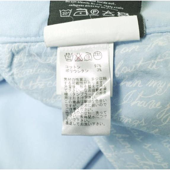 新品 NICWAVE ニックウェーブ イタリア製 JTSK67 SAKURA ストレッチコットン ベルテッドパンツ 42 BLUE 定価22,000円 ボトムス g12706 |  | 09