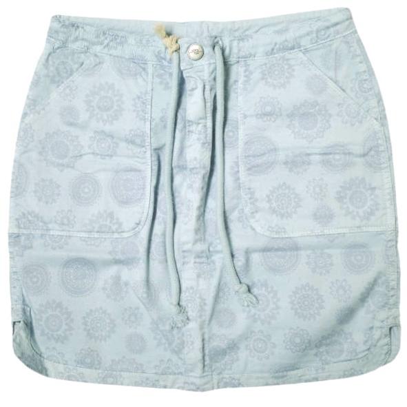 新品 NICWAVE ニックウェーブ イタリア製 JTGN59 GONNA ストレッチコットン リバーシブルミニタイトスカート 38 BLUE 定価26,400円 g12710 | 