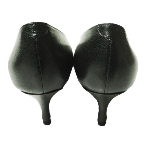 新品 ombre de peridopal オンブルドゥペリドパール ポインテッドトゥレザーヒールパンプス OM1530-057 35 1/2(22-22.5cm) BLACK シューズ |  | 03