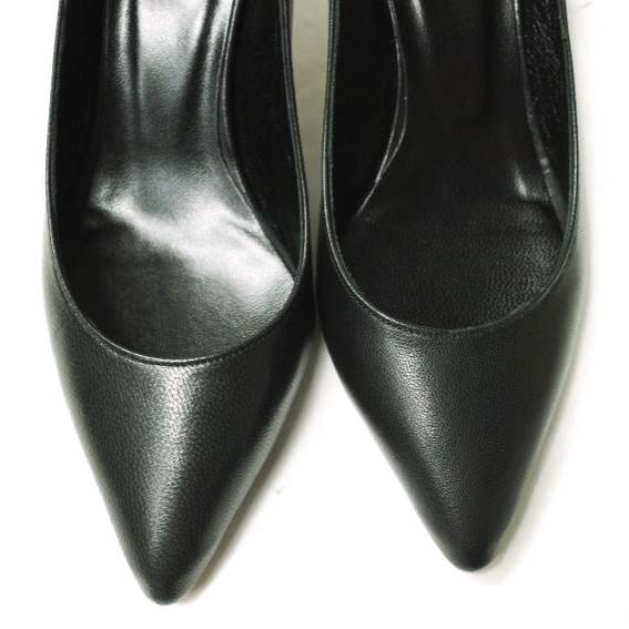 新品 ombre de peridopal オンブルドゥペリドパール ポインテッドトゥレザーヒールパンプス OM1530-057 35 1/2(22-22.5cm) BLACK シューズ |  | 04