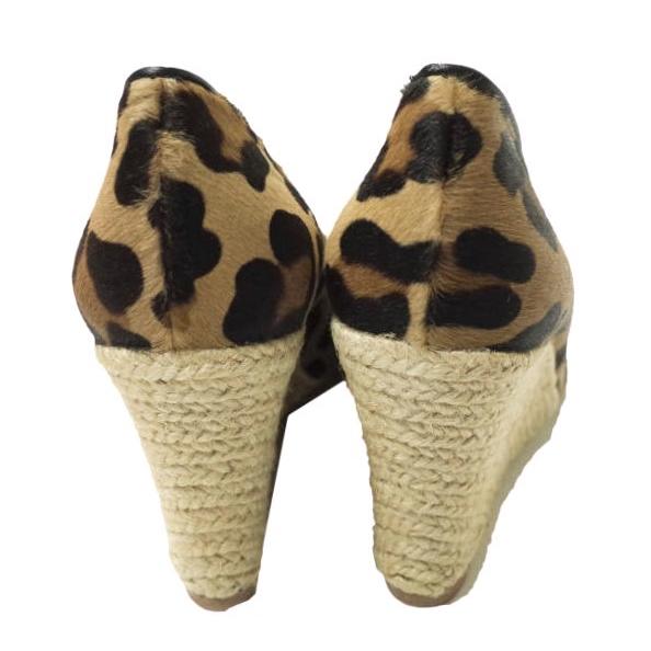 新品 PELLICO SUNNY ペリーコサニー GARDENIA ウエッジソール オープントゥハラコパンプス P14-0343 36(23-23.5cm) レオパード g12766 |  | 03