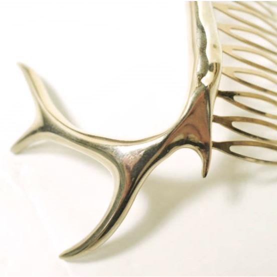 新品 PLUIE プリュイ アントラーコーム ANT-C ROSE GOLD ヘアジュエリー バレッタ 櫛 アクセサリー g12770 |  | 03