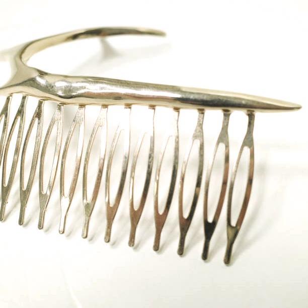 新品 PLUIE プリュイ アントラーコーム ANT-C ROSE GOLD ヘアジュエリー バレッタ 櫛 アクセサリー g12770 |  | 05