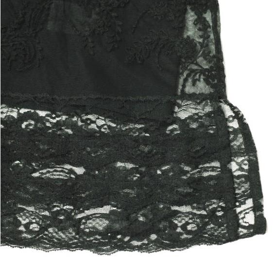 新品 QUEENE AND BELLE クイーンアンドベル VICTORIA CAMI Embroidered tulle 刺繍チュールキャミソール S BLACK レース 定価47,300円 |  | 06