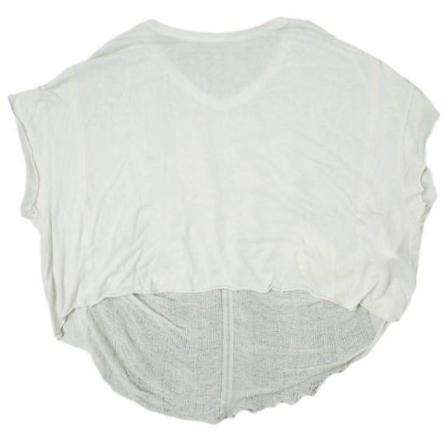 新品 Raquel Allegra ラクエル・アレグラ Y53-1517 SLEEVELESS COCOON コクーンカットソー 521090029-1719 0 Dirty White 定価39,600円 |  | 01