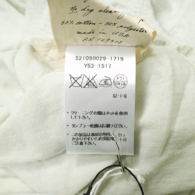 新品 Raquel Allegra ラクエル・アレグラ Y53-1517 SLEEVELESS COCOON コクーンカットソー 521090029-1719 0 Dirty White 定価39,600円 |  | 07