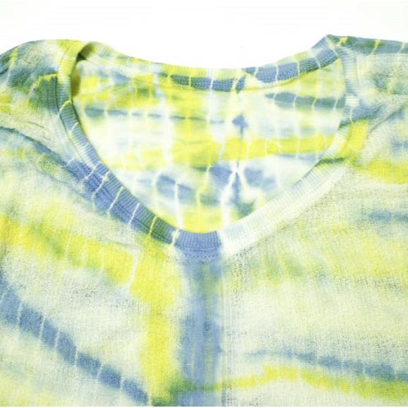 新品 Raquel Allegra ラクエル・アレグラ Y53-1517TD SLEEVELESS COCOON TD タイダイ染めコクーンカットソー 0 BLUELEMON 定価46,200円 |  | 03