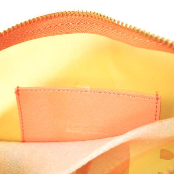 新品 SEE BY CHLOE シーバイクロエ PVC CLUTCH BAG ポリ塩化ビニールクリアクラッチバッグ チャーム付き 19UP822509 Orange カバン g12788 |  | 07
