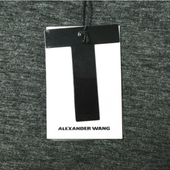 新品 T by ALEXANDER WANG アレキサンダーワン ツイストパイピング カットソーワンピース 400406F14 XS CHARCOAL 定価39,600円 チュニック |  | 02