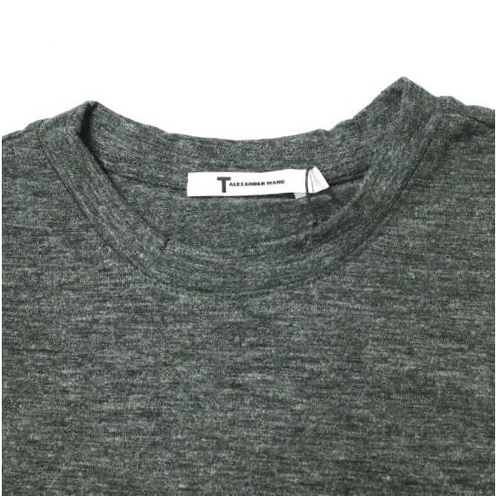 新品 T by ALEXANDER WANG アレキサンダーワン ツイストパイピング カットソーワンピース 400406F14 XS CHARCOAL 定価39,600円 チュニック |  | 04