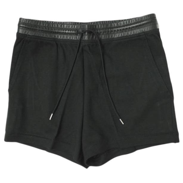 新品 T by ALEXANDER WANG アレキサンダーワン ウエストレザー イージーショートパンツ 401806P14 XS Black 定価29,700円 ショーツ g12806 | 