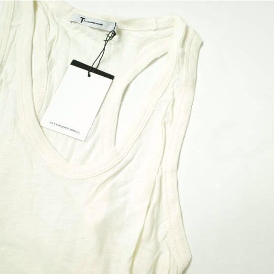新品 T by ALEXANDER WANG ティーバイアレキサンダーワン レーヨンシルク タンクトップ 400101C XS IVORY 定価11,000円 トップス g12809 |  | 05