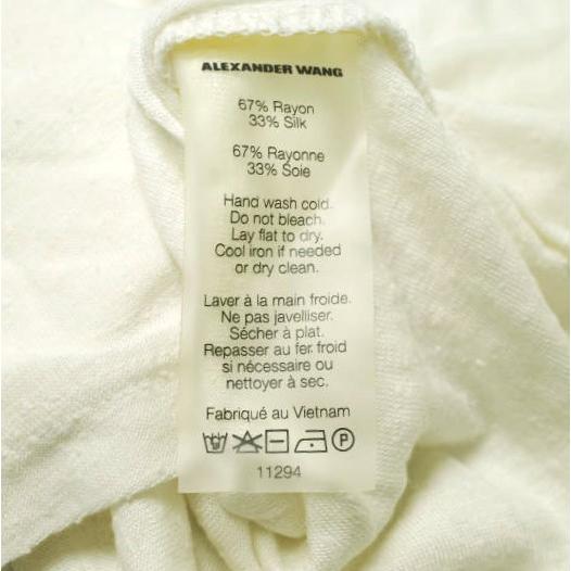 新品 T by ALEXANDER WANG ティーバイアレキサンダーワン レーヨンシルク タンクトップ 400101C XS IVORY 定価11,000円 トップス g12810 |  | 07