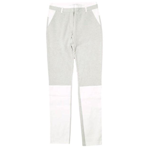 T by ALEXANDER WANG ティーバイアレキサンダーワン コンビネーションスリムパンツ 401702P12 XS LIGHT HEATHER GREY 定価27,500円 g12813 | 