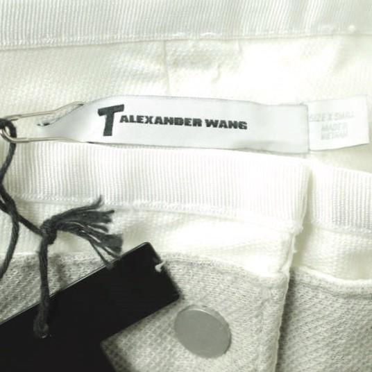 T by ALEXANDER WANG ティーバイアレキサンダーワン コンビネーションスリムパンツ 401702P12 XS LIGHT HEATHER GREY 定価27,500円 g12813 |  | 08