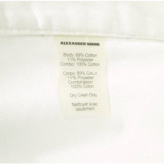 T by ALEXANDER WANG ティーバイアレキサンダーワン コンビネーションスリムパンツ 401702P12 XS LIGHT HEATHER GREY 定価27,500円 g12813 |  | 09