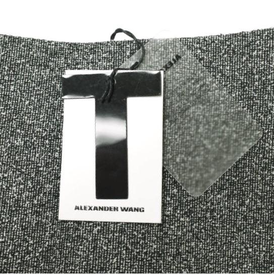 新品 T by ALEXANDER WANG ティーバイアレキサンダーワン ボンディングミニスカート 403906F14 0 BLACK AND WHITE 定価35,200円 g12814 |  | 02