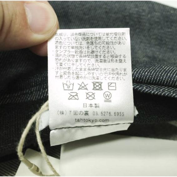 新品 TAH タア 20SS 日本製 denim beret デニムベレー帽 BE-20SS10 Free Indigo Blue 帽子 g12817 |  | 09
