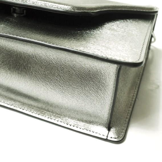 新品 TOFF＆LOADSTONE トフ＆ロードストーン ブラスパーティー メタリックミンク型押しレザー ショルダーバッグ TL5920 定価44,000円 |  | 07