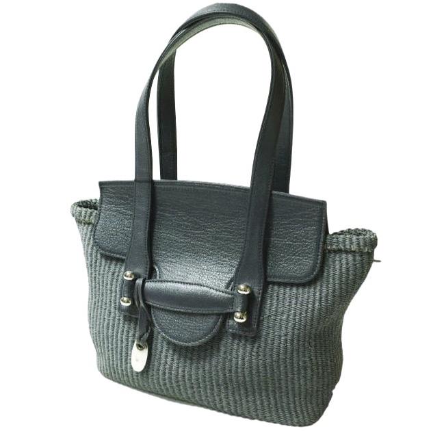 新品 TOFF＆LOADSTONE トフ＆ロードストーン Hybrid Basket Mat アバカxレザー ネイキッドトート型カゴバッグ TL-5020 GRAY 定価42,900円 | 