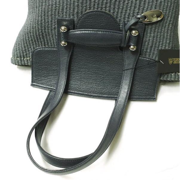 新品 TOFF＆LOADSTONE トフ＆ロードストーン Hybrid Basket Mat アバカxレザー ネイキッドトート型カゴバッグ TL-5020 GRAY 定価42,900円 |  | 04