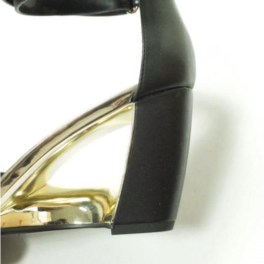新品 UNITED NUDE ユナイテッドヌード Bella II アンクルストラップ ウエッジソールレザーサンダル 36(23-23.5cm) BLACK/GOLD UN g12829 |  | 07