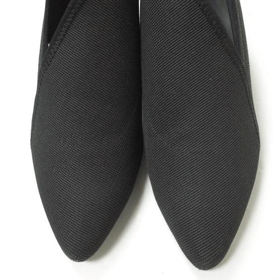 新品 UNITED NUDE ユナイテッドヌード Fold Lite Mid Vカットヒールパンプス 37(23.5-24cm) Black UN ショートブーツ シューズ g12832 |  | 04