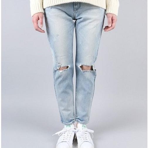 新品 upper hights アッパーハイツ 日本製 THE STEADY クラッシュ＆ペイント加工 ストレッチデニムパンツ 185009-53 26 ジーンズ g12844 |  | 02