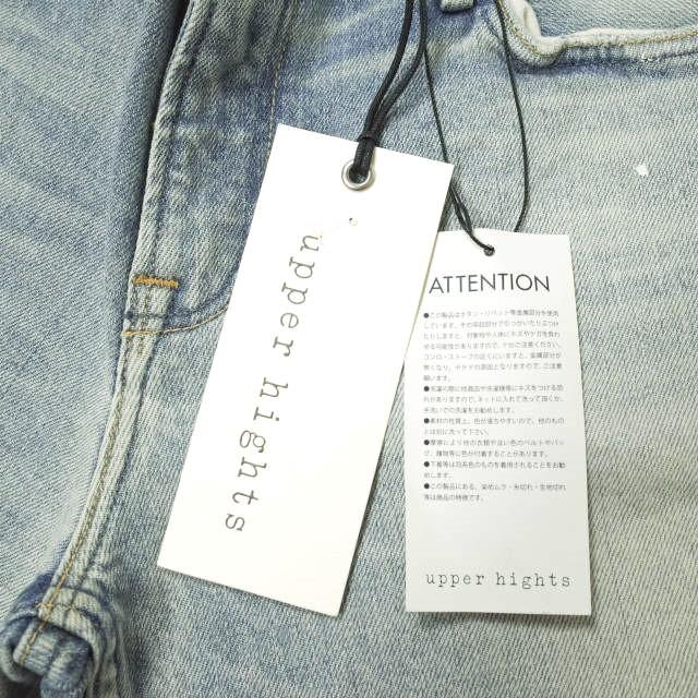 新品 upper hights アッパーハイツ 日本製 THE STEADY クラッシュ＆ペイント加工 ストレッチデニムパンツ 185009-53 24 ジーンズ g12845 |  | 03