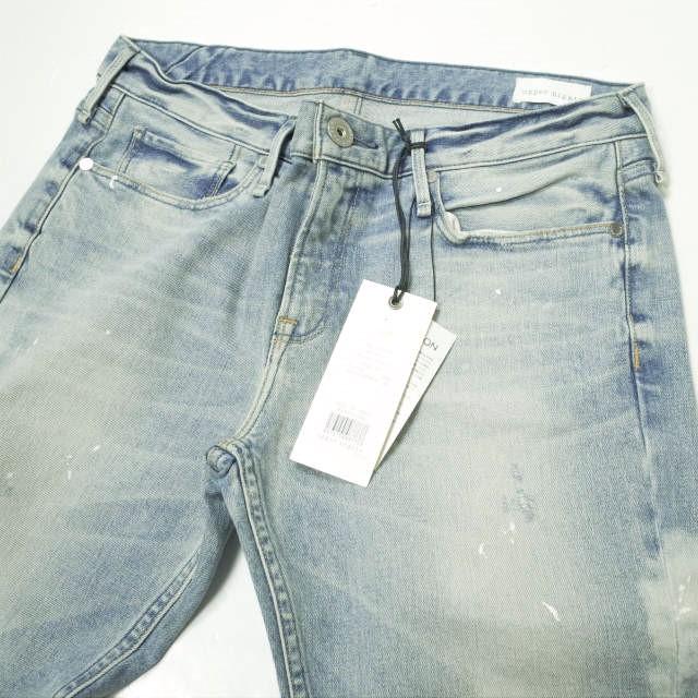 新品 upper hights アッパーハイツ 日本製 THE STEADY クラッシュ＆ペイント加工 ストレッチデニムパンツ 185009-53 24 ジーンズ g12845 |  | 05