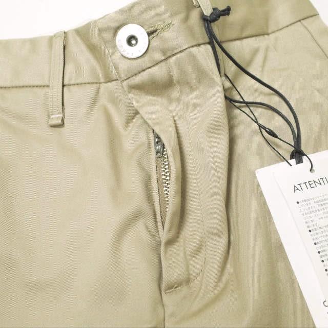 新品 upper hights アッパーハイツ 日本製 THE EIGHTY'S - ARMY ハイライズテーパードチノパンツ 363A335 20 BEIGE ストレッチ g12849 |  | 04