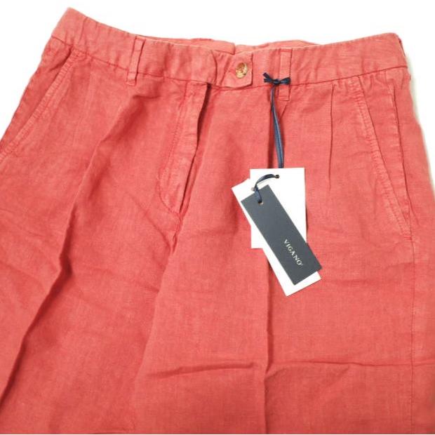 新品 VIGANO ヴィガーノ GARDA 5547 リネンタックショーツ 40 レッド ショートパンツ 定価28,600円 ボトムス g12851 |  | 04