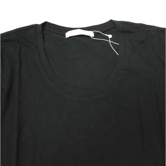 新品 white label by noblesse oblige 日本製 ソリッドUネックカットソー OB08001 2 BLACK 長袖 Tシャツ 定価6,930円 トップス g12862 |  | 03
