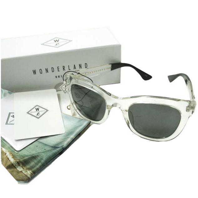 新品 wonderland x STONE COLD FOX ワンダーランド 別注 COLONY ウエリントンサングラス CLEAR/BLACK 眼鏡 メガネ g12873 | 