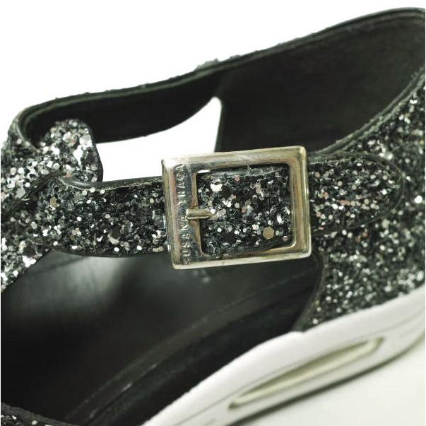 新品 SUSANA TRACA スサナトラサ イタリア製 グリッタースニーカーサンダル 6459GL 36(23cm) BLACK グルカ ストラップ シューズ g12875 |  | 08