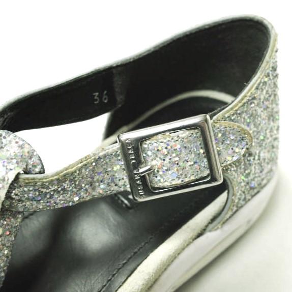 新品 SUSANA TRACA スサナトラサ イタリア製 グリッタースニーカーサンダル 6459GL 36(23cm) SILVER グルカ ストラップ シューズ g12876 |  | 08