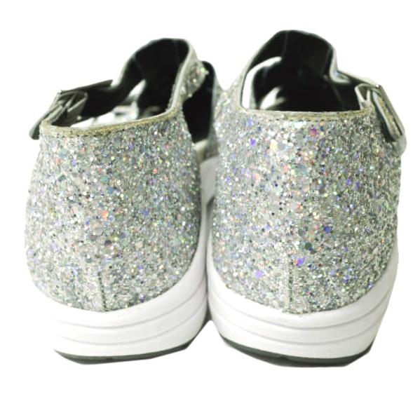 新品 SUSANA TRACA スサナトラサ イタリア製 グリッタースニーカーサンダル 6459GL 35(22.5cm) SILVER グルカ ストラップ シューズ g12877 |  | 03