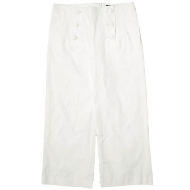 新品 helder エルデール 日本製 Sailor Pants コットンギャバジン マリンパンツ 162-04140 38 WHITE セイラー 定価35,200円 g12883 | 