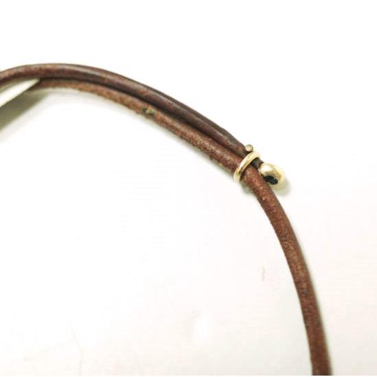 新品 Dafne ダフネ アメリカ製 レザーブレスレット DF15162 LIGHT BROWN 定価16,500円 アクセサリー g12888 |  | 07