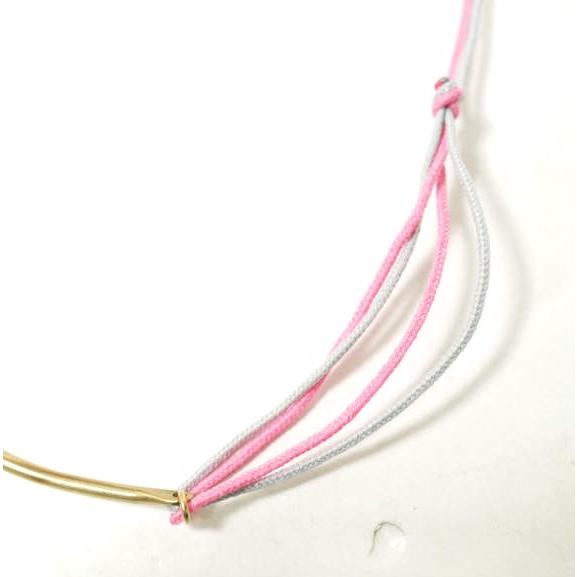 新品 Dafne ダフネ アメリカ製 CLASBARMULG ブレスレット DF15166 HOT PINK/GREY 定価10,560円 アクセサリー g12889 |  | 07