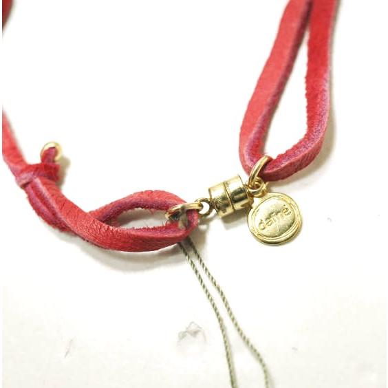 新品 Dafne ダフネ アメリカ製 DESBARDEERG コンビブレスレット DF15174 RED 定価13,200円 バングル アクセサリー g12891 |  | 05