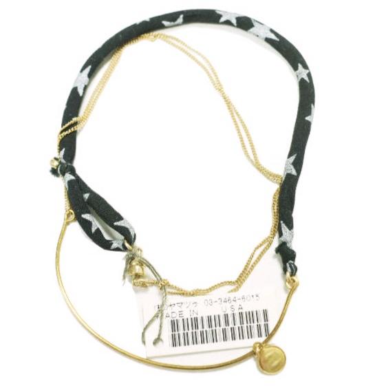新品 Dafne ダフネ アメリカ製 ARCHFAB コンビブレスレット DF15117 BLACK WHITE STAR 定価10,560円 バングル アクセサリー g12892 |  | 01