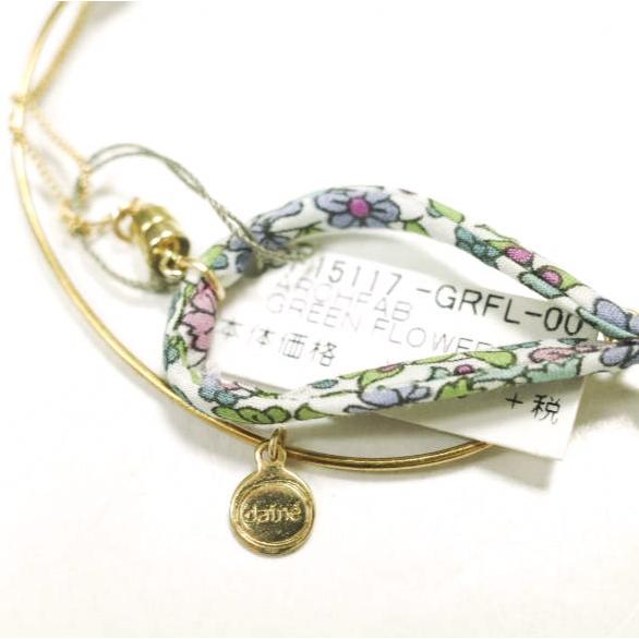 新品 Dafne ダフネ アメリカ製 ARCHFAB コンビブレスレット DF15117 GREEN FLOWER 定価10,560円 バングル アクセサリー g12893 |  | 04