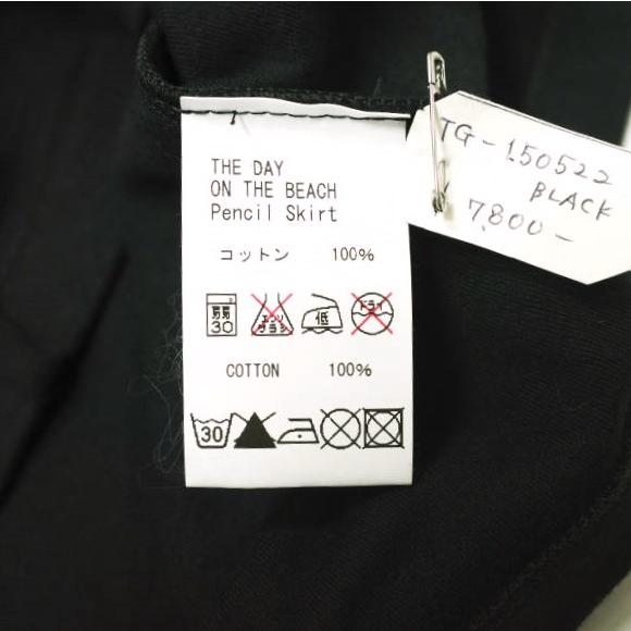 新品 THE DAY ON THE BEACH ザデイオンザビーチ アメリカ製 CALIFORNIA PENCIL SKIRT ペンシルスカート TG-150522 Free BLACK g12903 |  | 06
