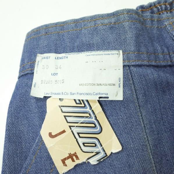 デッドストック Levi's リーバイス movin'on フレアイージーデニムパンツ 22285-5015 30 オレンジタブ MADE IN USA ヴィンテージ g12945 |  | 02