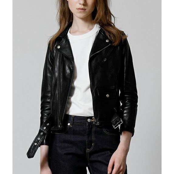 beautiful people ビューティフルピープル shrink leather riders jacket レザーダブルライダースジャケット 1646402401 130 黒 g12974 |  | 02