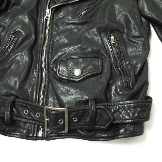 beautiful people ビューティフルピープル shrink leather riders jacket レザーダブルライダースジャケット 1646402401 130 黒 g12974 |  | 04