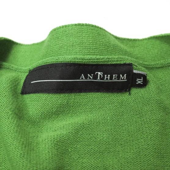 anThem アンセム 22SS ニットカーディガン XL グリーン Vネック コットンニット カラーパネル ROYAL FLASH トップス g12985 |  | 06